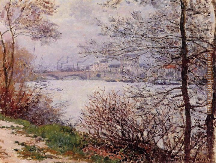 The Banks of the Seine Ile de la Grande Jatte painting - Claude Monet The Banks of the Seine Ile de la Grande Jatte art painting